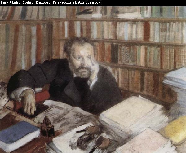 Edgar Degas Edmond Duranty(Detail)
